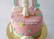 Bolos decorados em chantilly